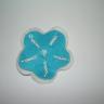 Flor azul para el pelo