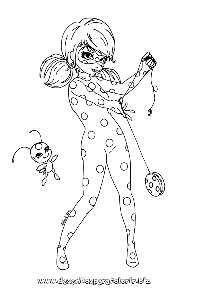 Dibujos de LadyBug para colorear
